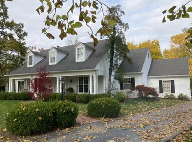 Room addition finished to match the existing home.